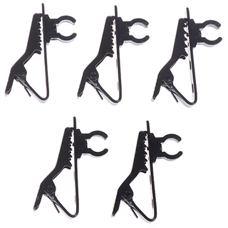 5pçs Microfone Ferro Clip Gravata Lapela Clipe Acessórios Protátil Para Fone De Ouvido MP3 Telefone