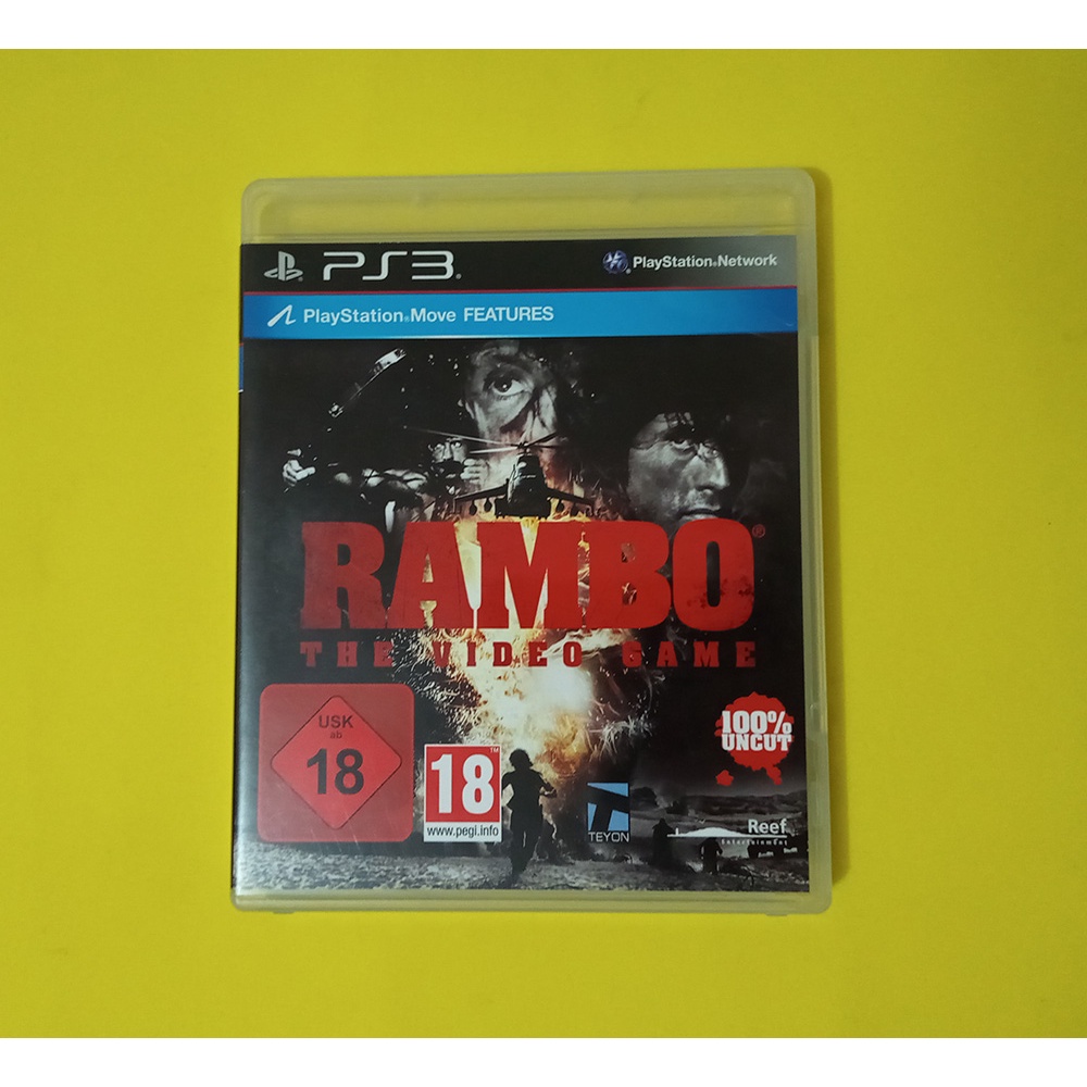 Rambo The Video Game midia fisica PS3 Playstation 3 Shopee Brasil