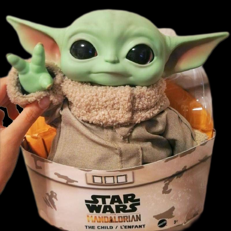 28CM Yoda Ornamentos De Alienígena / Brinquedo De Natal / Boneco De Star Wars / yoda boneco / mandalorian / man loda Para Bebê
