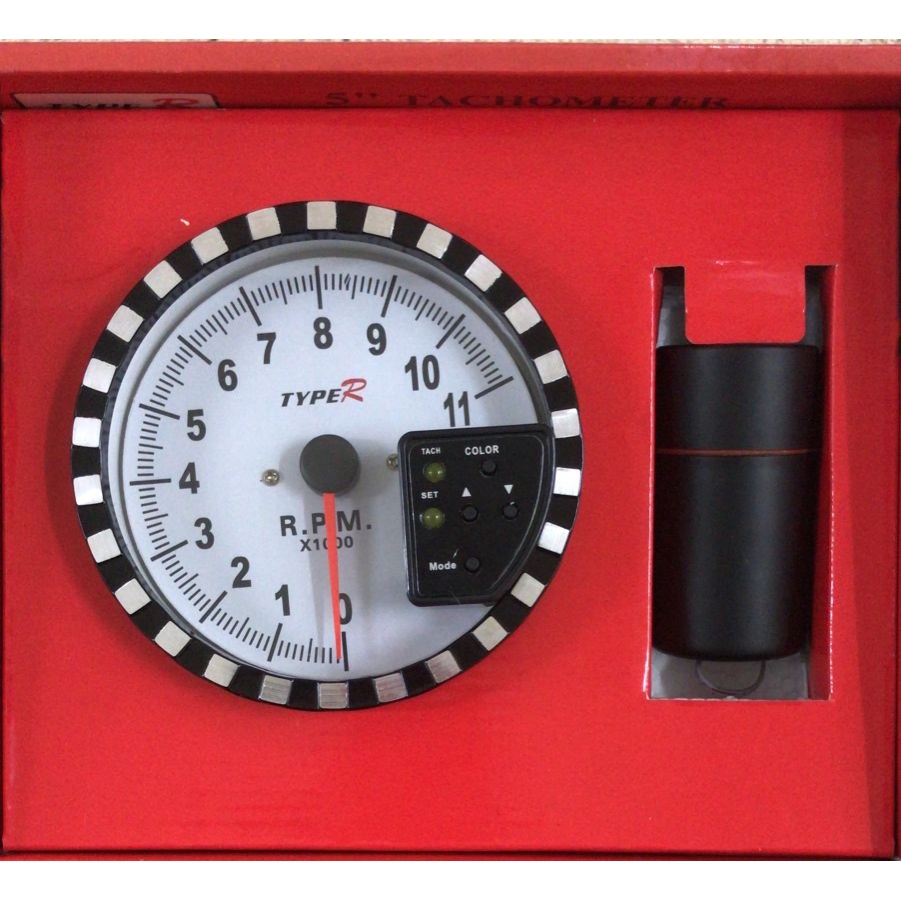 Rpm Relógio Conta Giro Com Shift light Universal Led 7 Cores Shopee