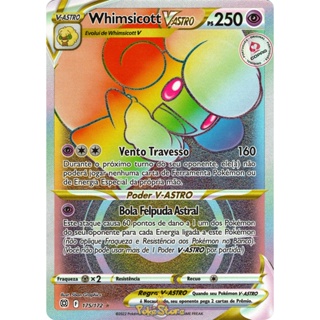 Carta Pokemon Shaymin V Astro Português Card Original Copag Astros  Cintilantes