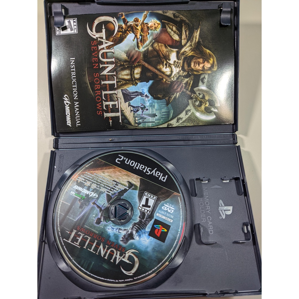 jogo gauntlet seven sorrows ps2 original black label