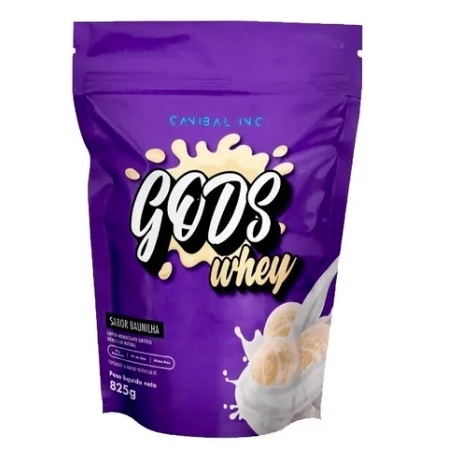 Gods Whey 100% Concentrado 825g Refil – Canibal Inc Sabores