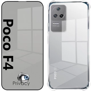 Kit Pelicula Privacidade Capa Impacto Compativel POCO F4
