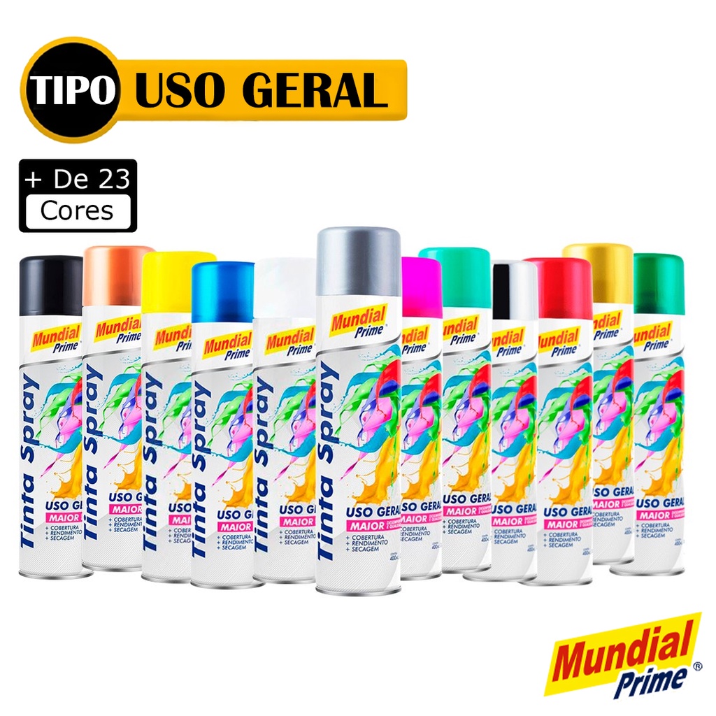 Tinta Spray Para Parede, Metal, Madeira, Tecidos, Gesso, Alta ...