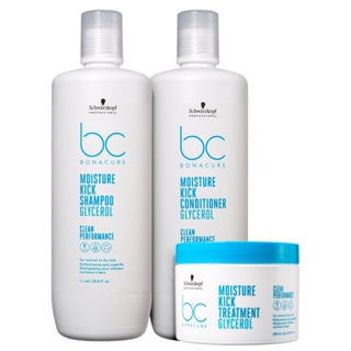 Kit Schwarzkopf Professional BC Bonacure Clean Performance Moisture Kick Super Trio (3 Produtos)