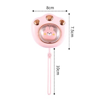 1 Peça Cartoon Animal De Estimação Usb Recarregável Aquecedor De Mãos ,  Dupla Face Aquecimento Rápido Com Minimalista Desenho Para Natal Presente