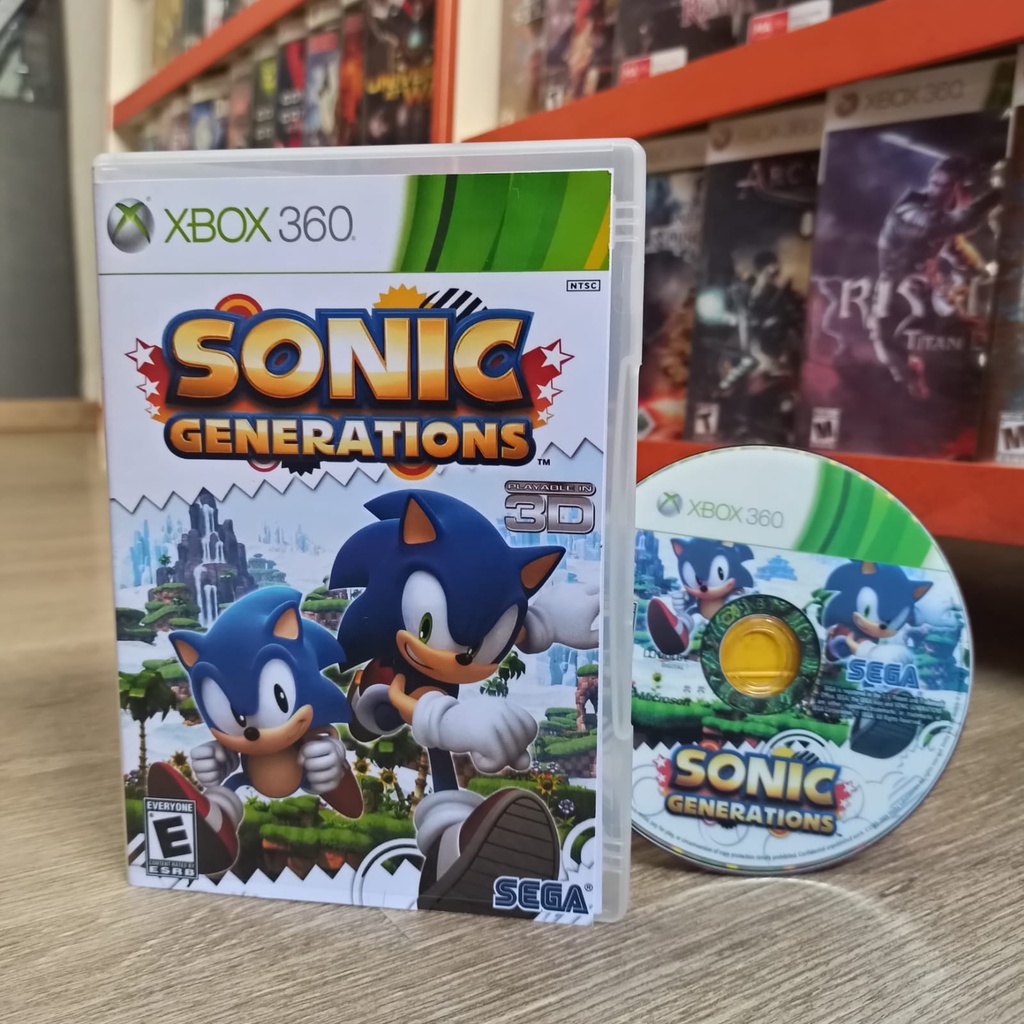 Jogo Ntsc Lacrado Sonic Generations Da Sega Para Xbox 360 em