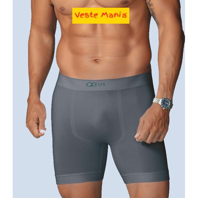 Cueca Boxer Esportiva Ultraleve Zeus 090907 - Alta elasticidade e resistência. Sem costura nas laterais