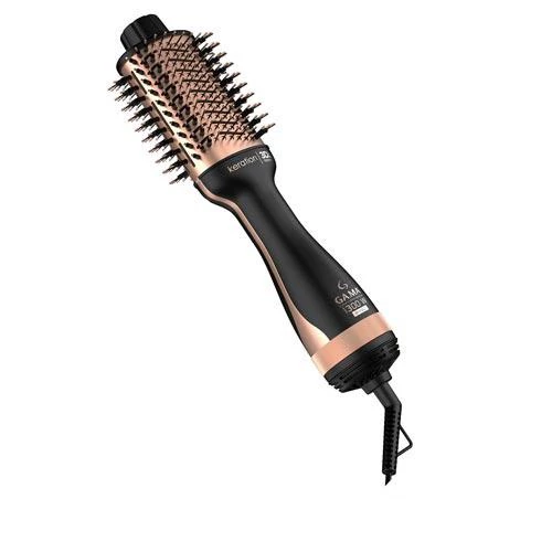 Escova Secadora Gama Italy Stylish Keration Brush 3D Preta
