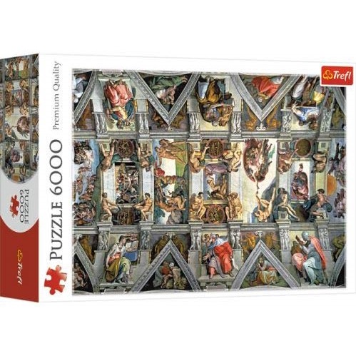 (122) Quebra cabeça Importado - Capela Sistina - Michelangelo - 6000 ...