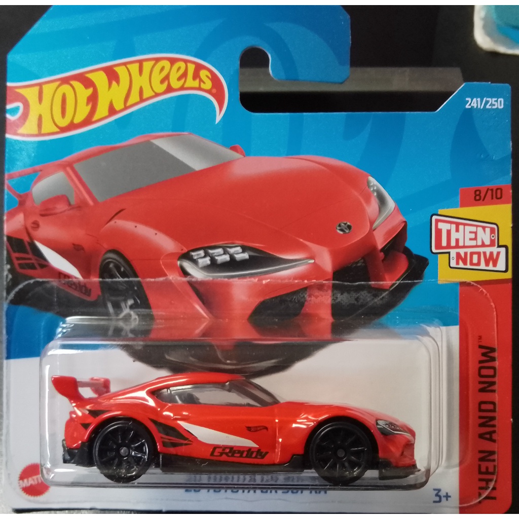 Hot Wheels 20 Toyota GR Supra Lote P 2022 Then and Now