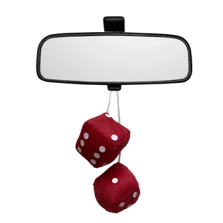 Aromatizante Cheirinho Odorizador Dado Vermelho Pelúcia Para Carro E Ambientes Fragrância Cheiro Suave