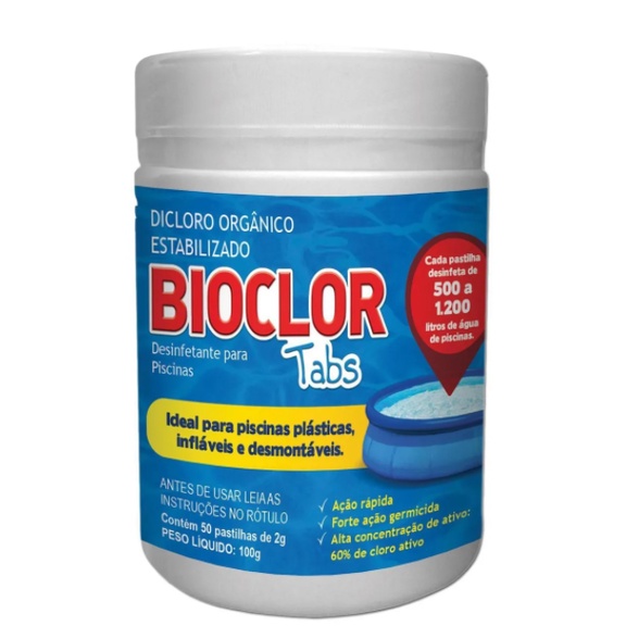 Pastilha Bioclor Tabletes 2g | Shopee Brasil