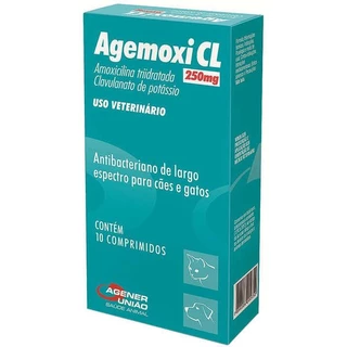 Agemox cl 250 mg cães e gatos cod 7896006202752
