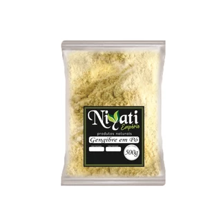 Gengibre em Pó 500g PREMIUM 100% PURO