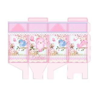 kit Caixa milk jardim encantado 10 unidades