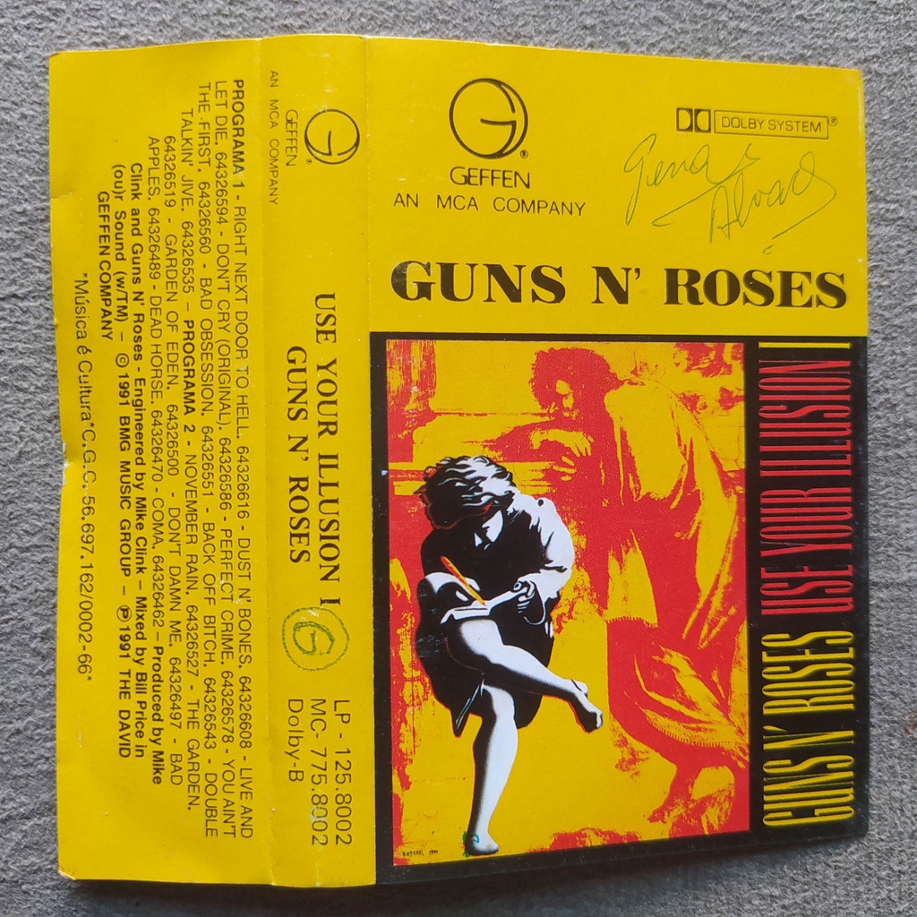 Fita K7 Guns N Roses 1991 Use Your Illusion 1 Cassete Shopee Brasil