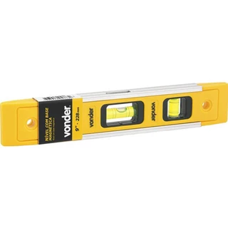 Nivel Plastico com Base Magnetica 9" Vonder