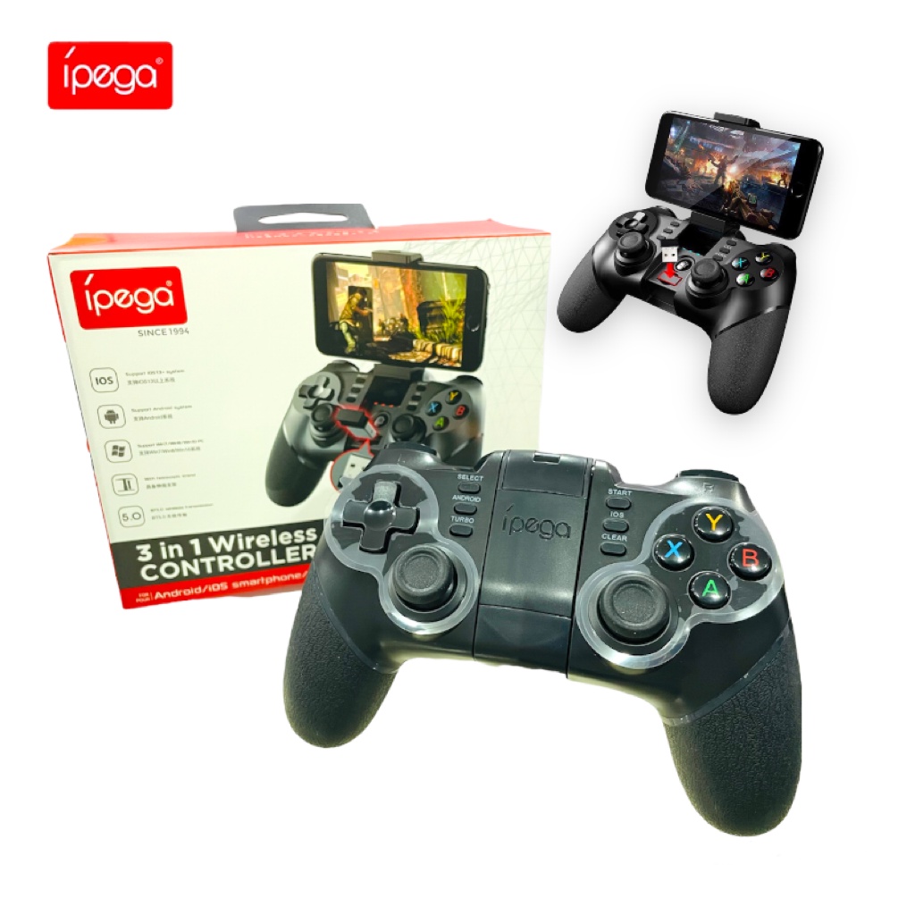 Controle Joystick 3 em 1 9076 Sem Fio Android Celular Pc Ps3 - Ípega ...