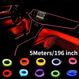 5 Metros/3M Atmosfera De Luz Interior Do Carro Barra LED Flexível Néon Luminosa Usado Para Decoração