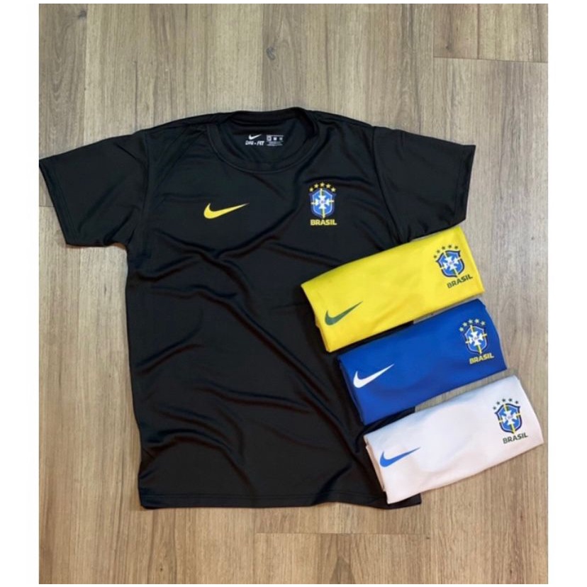 camisa do brasil seleção brasileira copa 2022 preta azul branca amarela