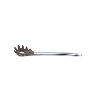 Pegador para Massa Concha em Silicone e Cabo Inox Brinox Duo 33 cm Cinza