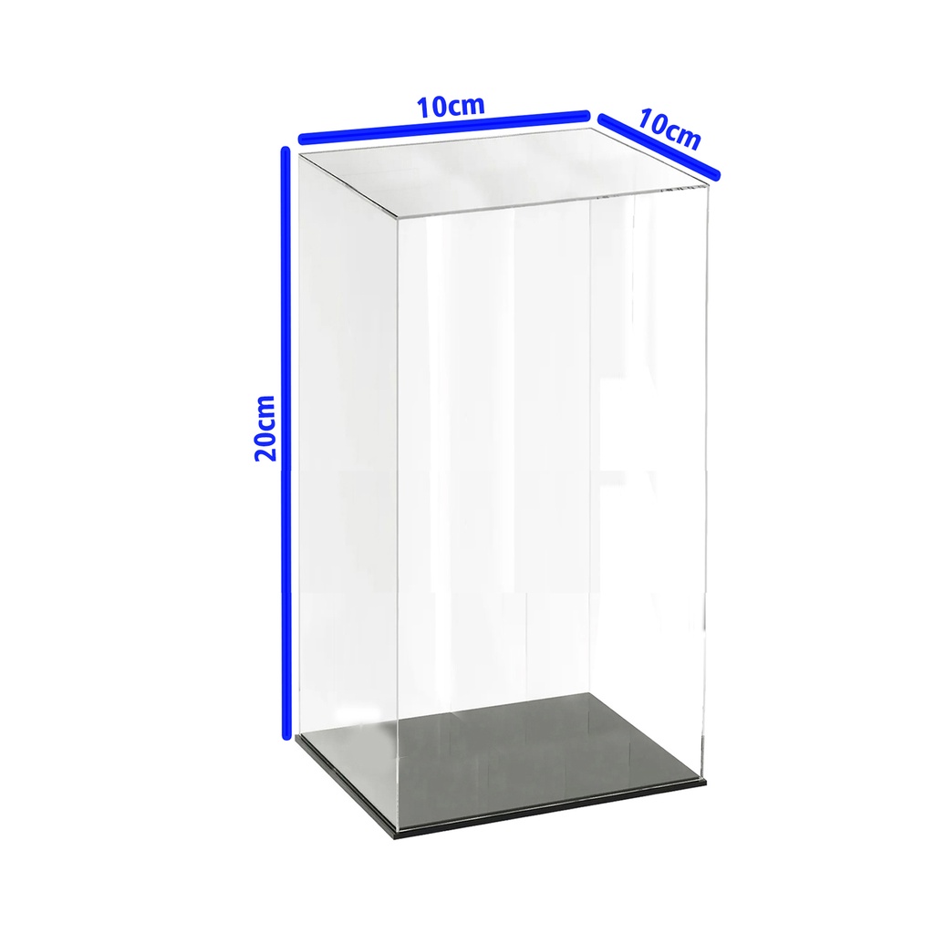 Expositor Caixa Acrílica Para Coleção Vitrine 10x10x20(a)