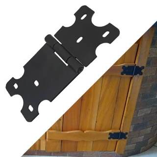 Kit 6 und. Dobradiças Rusticas Preto Fosco para móveis antigos peças para guarda roupa armario comoda cozinha quarto prateleiras modernas