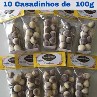 10 Casadinhos Doce de Festa Pacote com 100g Sem Glúten Canto de Minas