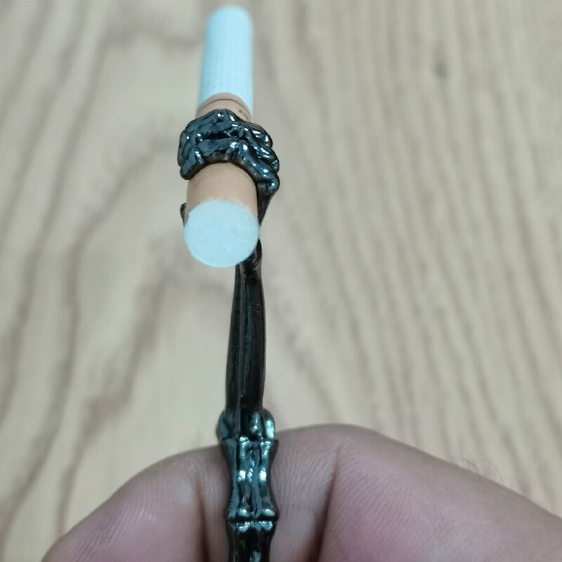 KUFD Anel De Fumaça De Osso De Mão Suporte De Cigarro Grosso Padrão De ...