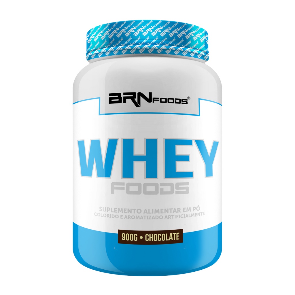 Whey Protein Foods 900g – BRNFOODS Suplemento em pó para ganho de massa muscular