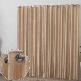 Cortina Quarto E Sala 3m X 2,80m Cetim Amassadinho
