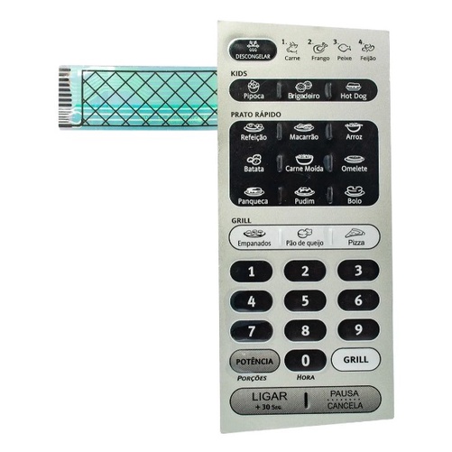 MEMBRANA MICROONDAS ELECTROLUX ME28X RELEVO 21.20.006 | Shopee Brasil