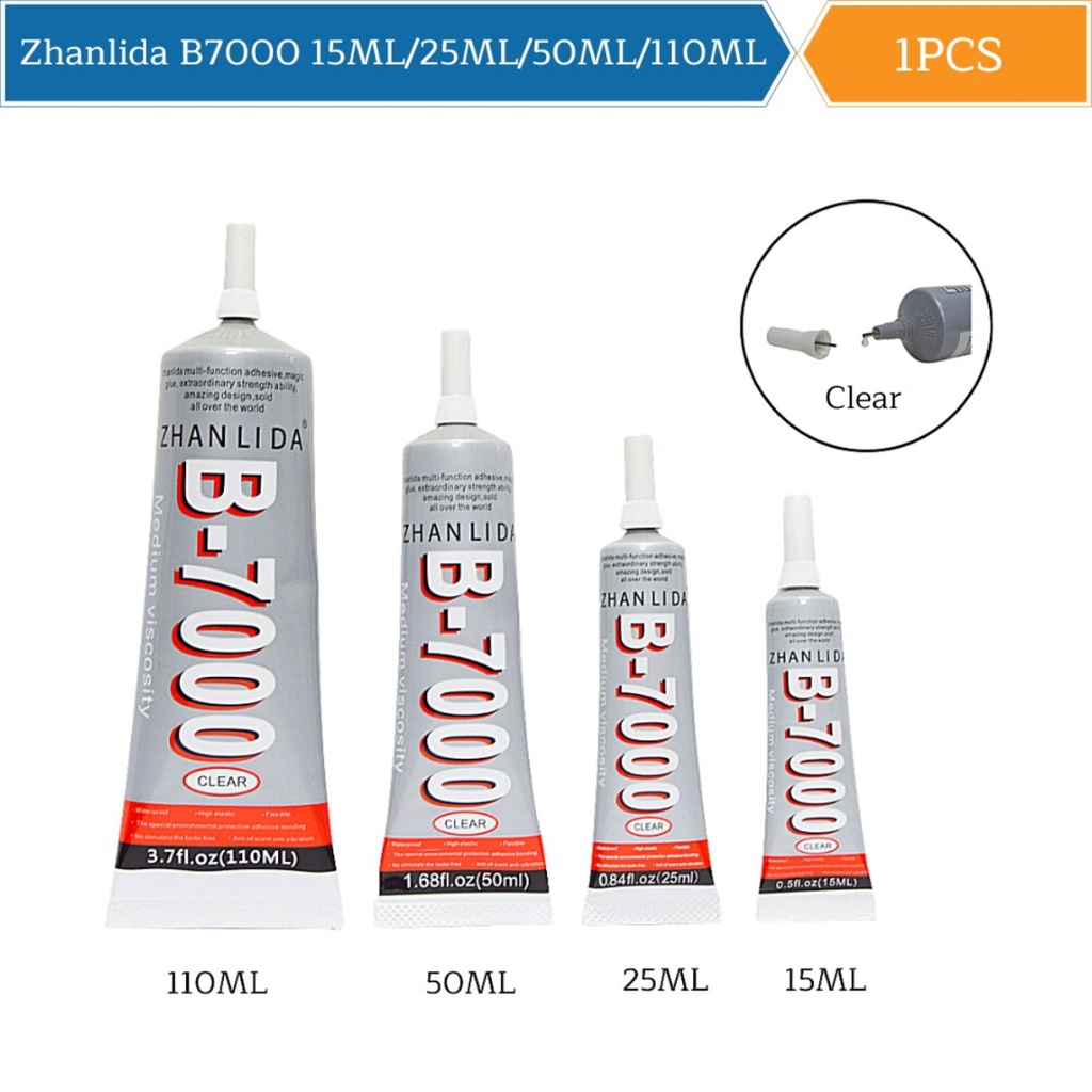 Cola B7000 Transparente Adesiva Tela Celular Tablet Multiuso Original