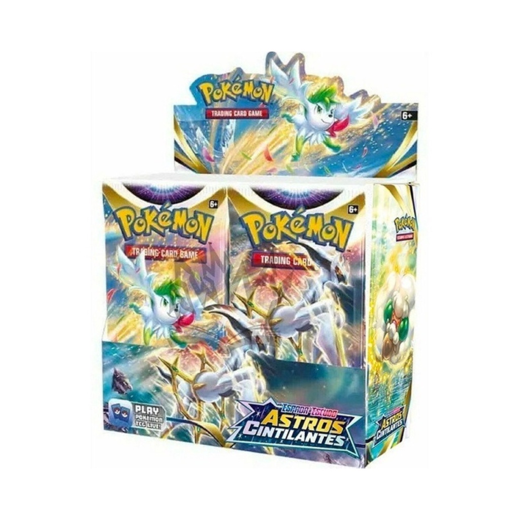 Booster Box Astros Cintilantes EE9 Pokémon TCG Oficial COPAG Caixa de Booster