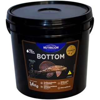 Alimento Ração P/peixes Aquarismo Nutricon Bottom 1,4 Kg