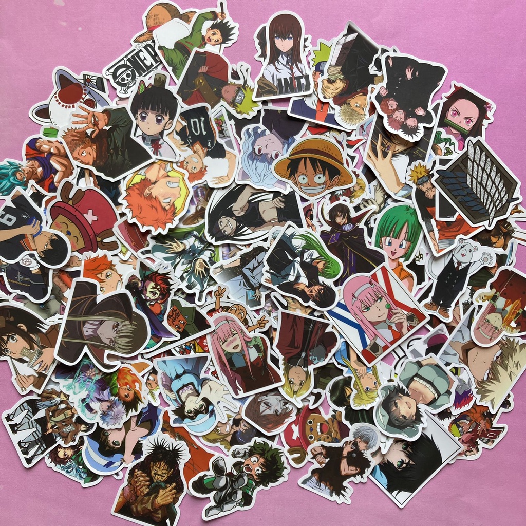 Adesivos de Animes - Stickers de Animes - Conjunto com 10 adesivos ...