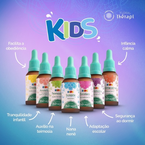 Floral Therapi Floral de Bach Infantil Produto Natural Todos Os Tipos Original Envio