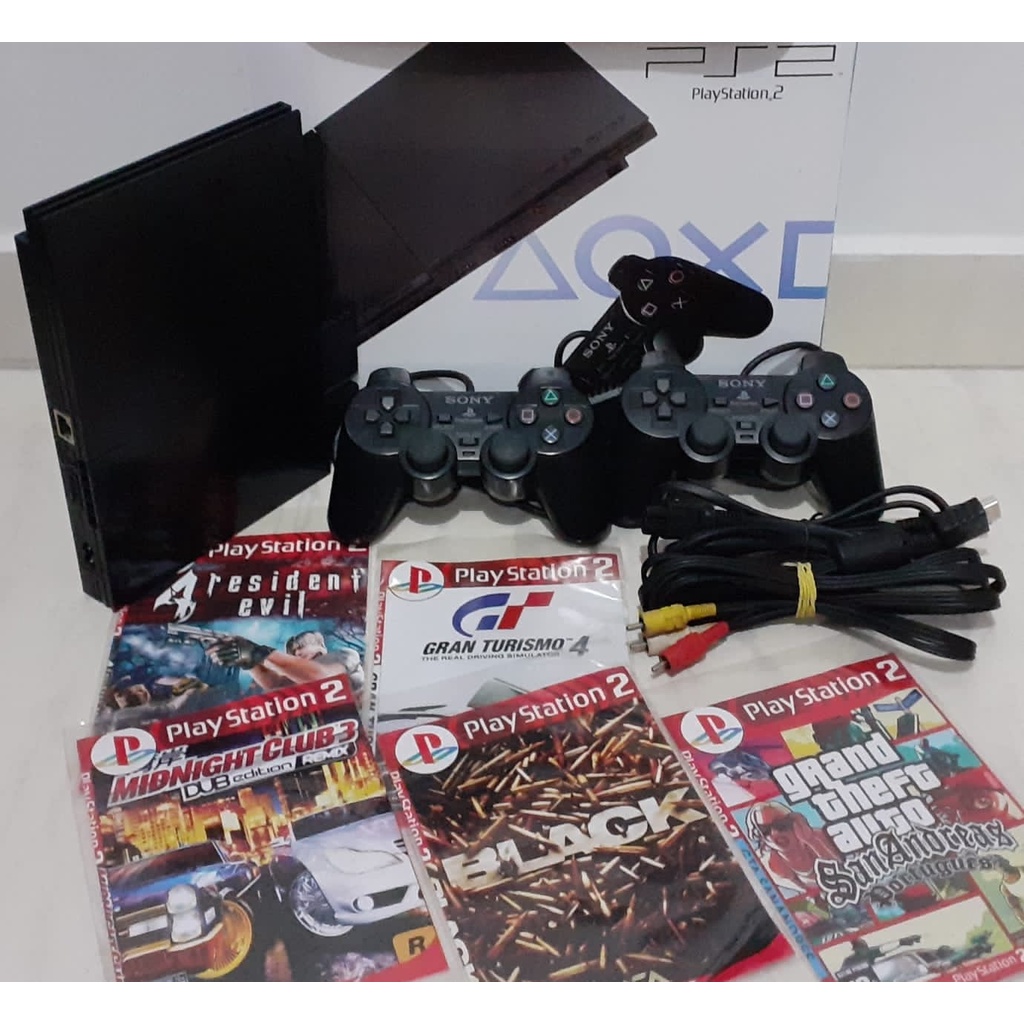 Playstation 2 Slim Novo