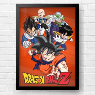 Placas Decorativas Quadros Dragon Ball Z Desenho Animado Cartoon Anime  Clássico Decoração Sala Quarto 13x19cm - Desconto no Preço