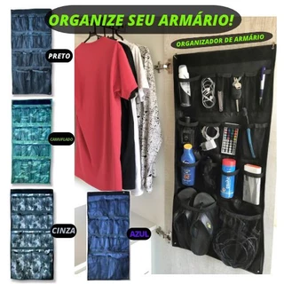 Organizador de Armário Porta objetos Roupeiro Sapateira de armário Organizador Artigo MILITAR