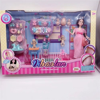 Barbie Game Doll Casa Itens, Bonecas De Família, Bonecas Dos Pais, Grávida  Mãe Acessórios, Cadeira De Praia, Swim Ring Playset, 11.5 Polegadas -  AliExpress