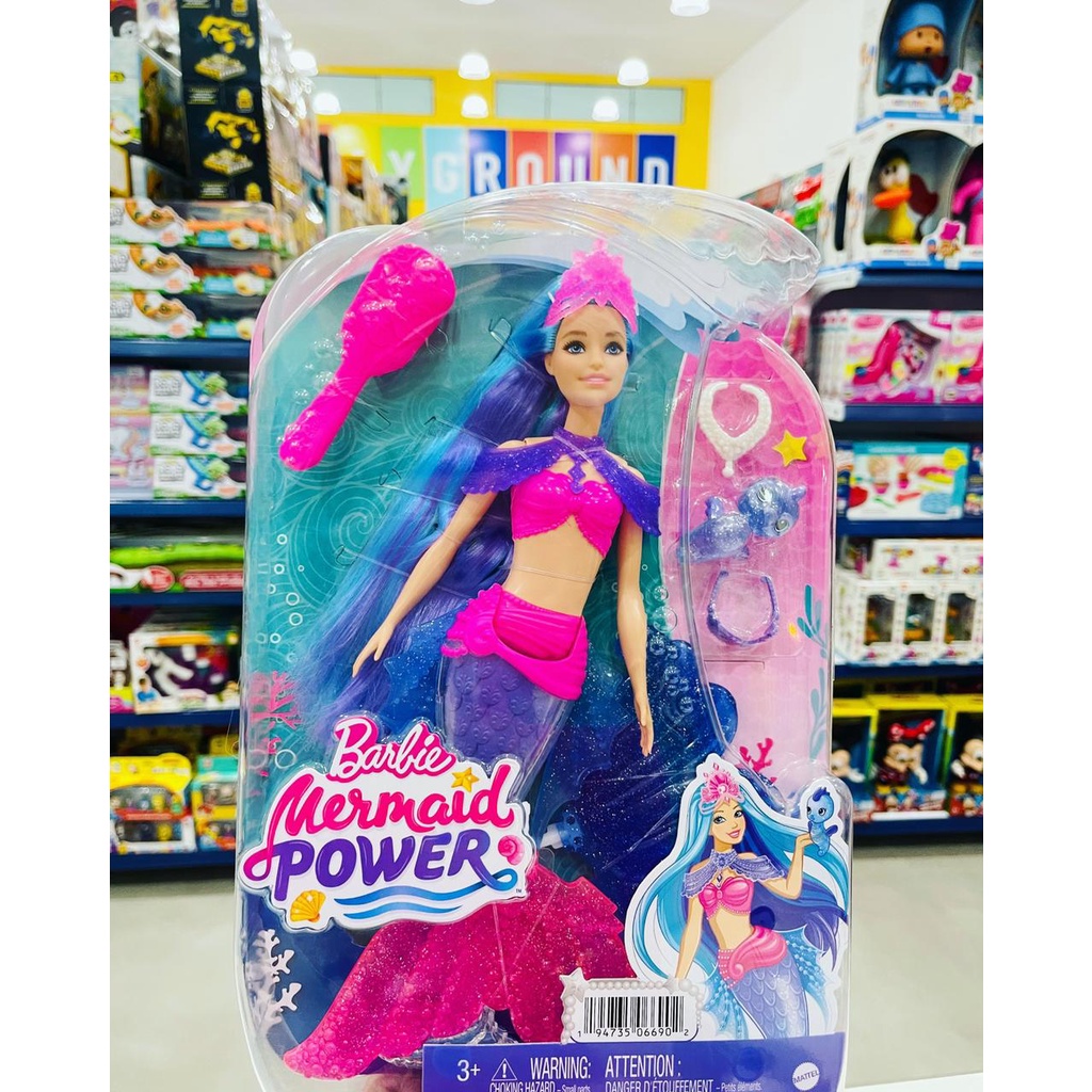 Boneca com Acessórios - Barbie Mermaid Power - Sereia Malibu - Mattel