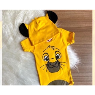 Body Temático Fantasia Bebê Pikachu Pokémon + Touquinha - R$ 40,9