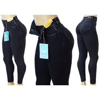 Calça jeans lipo levanta bumbum - R$ 145.00, cor Azul (cintura alta,  skinny) #160625, compre agora