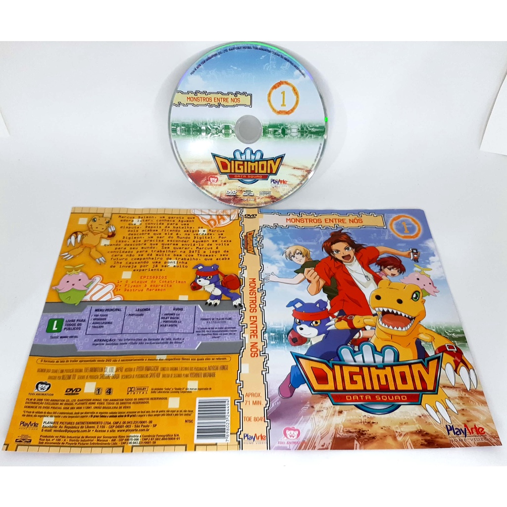 DVD - Digimon Data Squad: Protegendo o Mundo