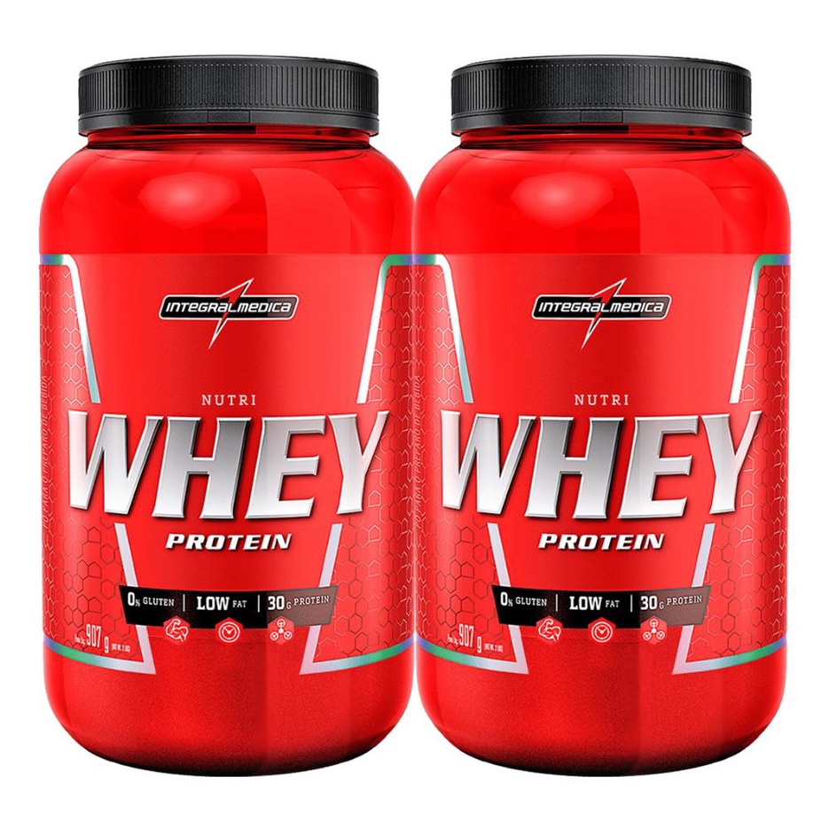 2 Nutri Whey Protein Isolado Concentrado Suplemento em Po – Integralmedica