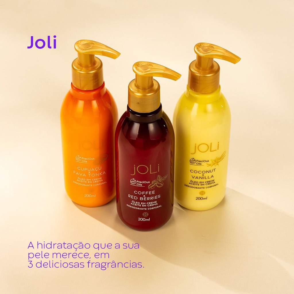 Creme Joli Óleo em creme Hinode Hidratante 200ml Ofertas Exclusivas