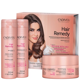 Kit Cadiveu Professional Hair Remedy Reparador (3 Produtos)